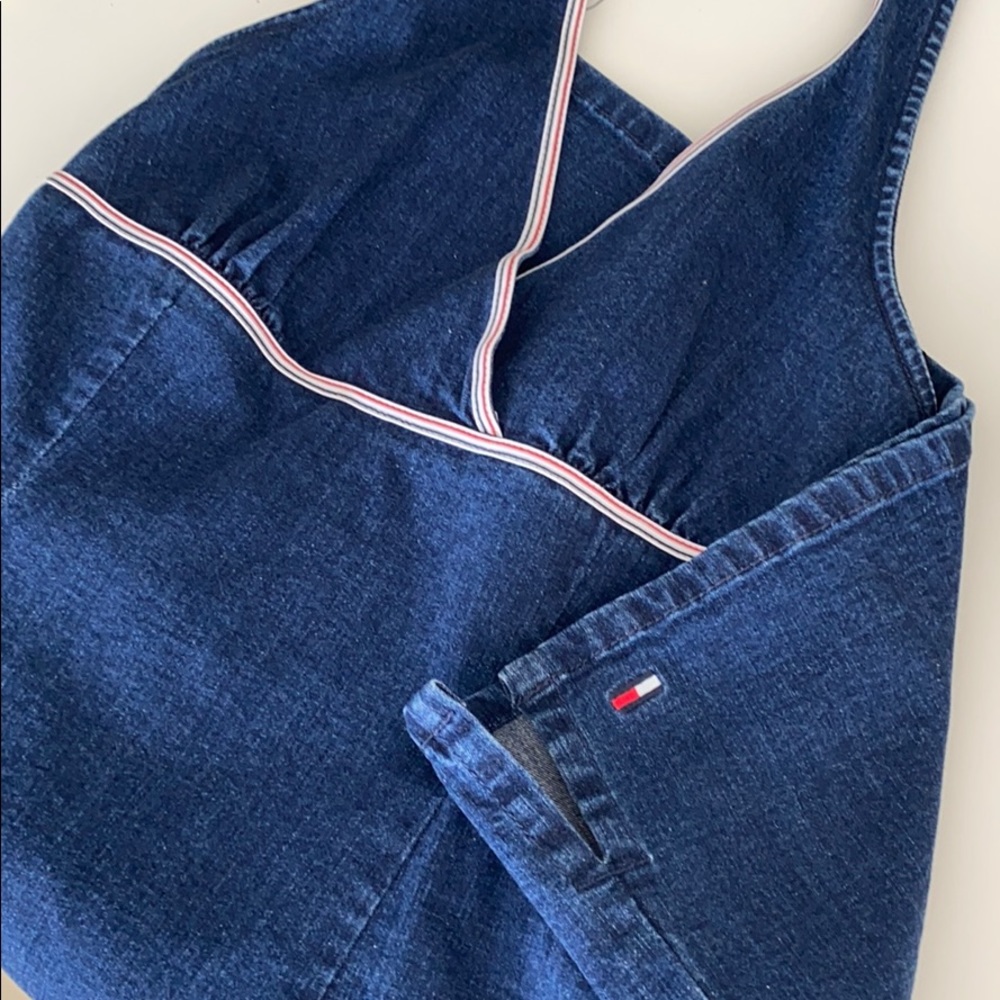 Vintage Tommy Jeans halter Jean Dress